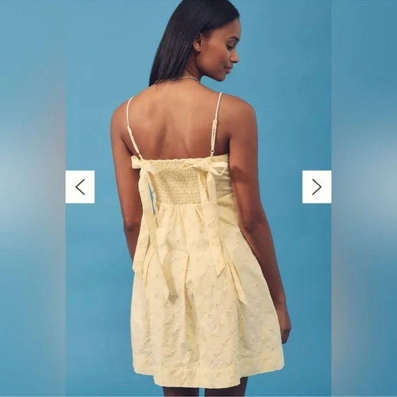 NWT Damson Madder Iris Sleeveless Embroidered Mini Size 14 🟣 - Picture 2 of 4